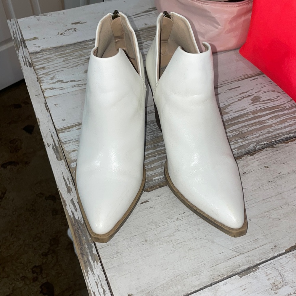 White booties